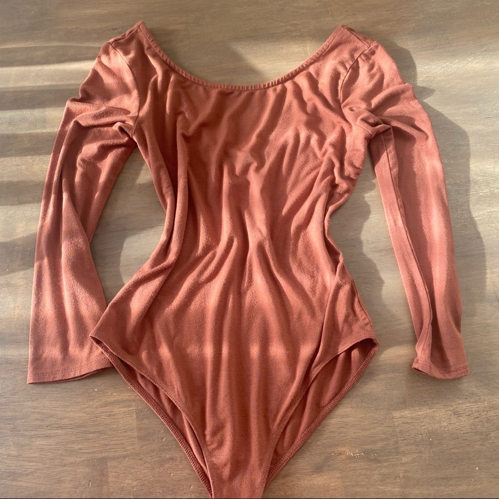 Forever 21 mid-length nude body suite